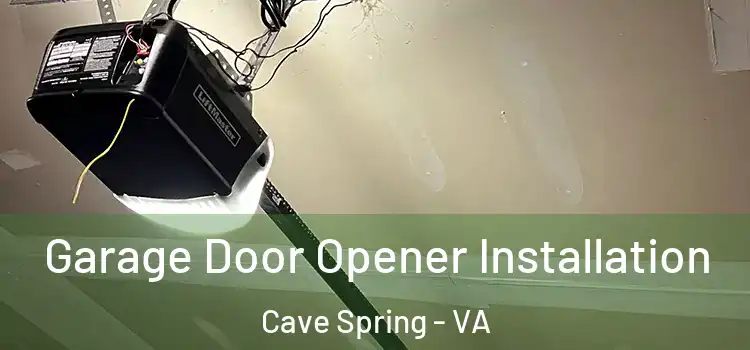  Garage Door Opener Installation Cave Spring - VA